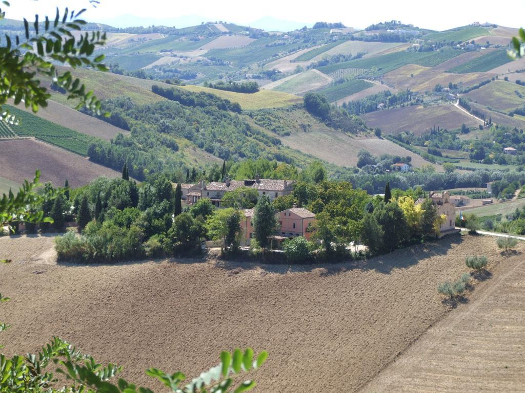 Вілла Agriturismo La Campana Montefiore dell'Aso Екстер'єр фото